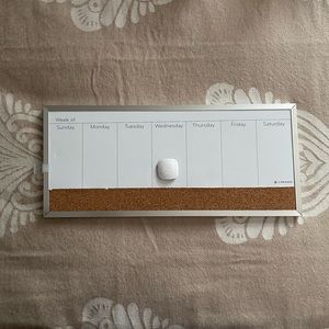 Dry Erase Weekly Calendar Board